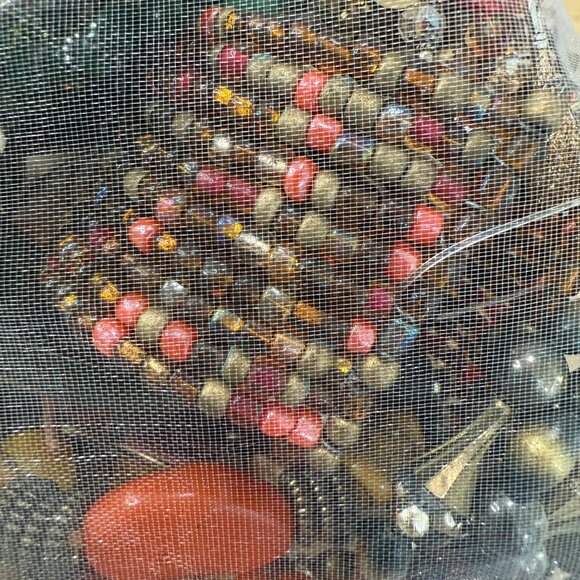 Boho Beaded Jewelry Mystery Lot W/ Bracelets Earrings & Cuffs Earthy Fall Color - Picture 2 of 10